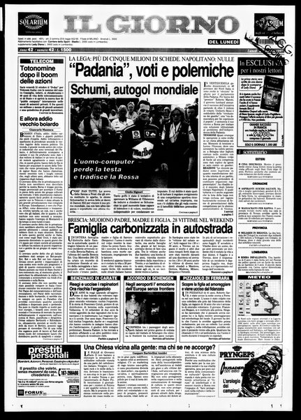 Il giorno del lunedì